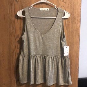 Cute new with tags Cloud Dancer summer top!